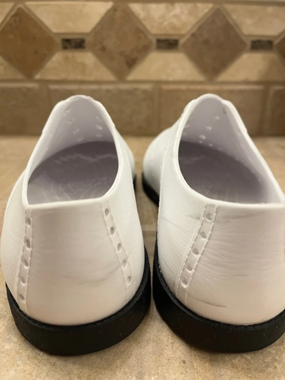 Biion White Unisex Golf Shoes 7/9 - Picture 7 of 7